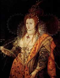 Исаак Оливер. Портрет Елизаветы I в образе Ириды (Портрет с радугой). 1590 - 1592
